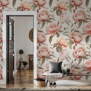 Fotótapéta – Rózsaszín bazsarózsák III. (147x102 cm)