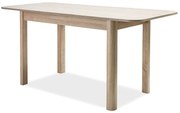 Széthúzható étkezőasztal  105-140 cm Daniel (szonoma tölgy + szonoma tölgy) (4 6 fő részére). 1050100