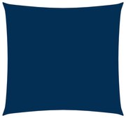 kék négyzet alakú oxford-szövet napvitorla 3,6 x 3,6 m