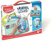 Kreatív készségfejlesztő tábla, utazótáskával, állati móka, MAPED CREATIV Travel Board (IMAC969310)