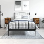 2 db füstös tölgy színű szerelt fa éjjeliszekrény 32x42x70 cm