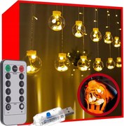 Iso 19736 Fényfüggöny gömb 108 Led meleg fehér