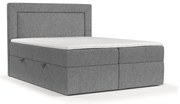 Szürke ágyneműtartós boxspring ágy 160x200 cm Imagine – Maison de Rêve