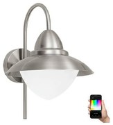 Eglo 33583 - LED RGBW Kültéri fali lámpa SIDNEY 1xE27/9W/230V IP44 33583