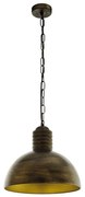 Eglo 79442 - GOLDING láncos csillár 1xE27/60W/230V patinás