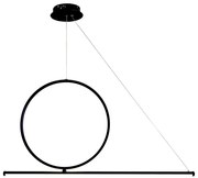 LED Csillár zsinóron LED/32W/230V 3000K fekete