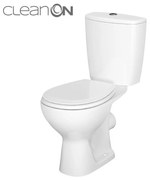 Cersanit ARTECO 010 CLEANON WC ülőkés Soft Close 63,5 x 35,5 cm, K667-069