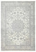 Világosszürke pamutkeverék szőnyeg 140x200 cm Persan – douceur d'intérieur