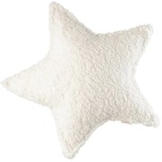 Krémszínű buklé párna gyerek kanapéhoz Star – Wigiwama