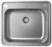 Hansgrohe S41, beépített mosogató S412-F500, rozsdamentes acél, HAN-43336800