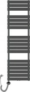 Fürdőszobai radiátor dekoratív elektromos létra 1800x500 900W antracit