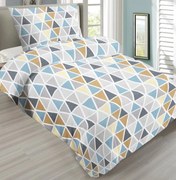 Triangel mikroplüss ágyneműhuzat 200x140cm+90x70cm TiaHome