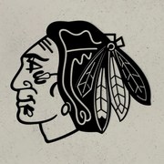 Fa 3D logó - Chicago Blackhawks