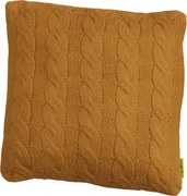 Dekorációs párnácska CABLISS 45x45 cm, okkersárga