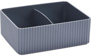 Stripe kozmetikai szervező szürke, 16 x 12 cm