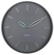 Karlsson 6012GY design falióra szürke, átmérő 40cm