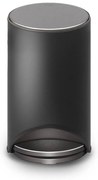 Matt fekete fém pedálos szemetes 10 l Arc – Joseph Joseph