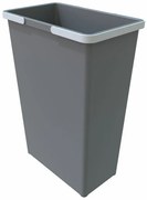 Fogantyús szemetes 35 l, szürke
