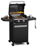 Blumfeldt ElectricPro elektromos grill | Nagy teljesítmény | Összecsukható oldalsó asztalok | Beépített hőmérő