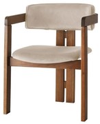 CO Beige and Walnut étkezőszék