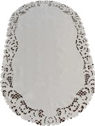 Hímzett Terítő 50x100 Ovális Asztalra Virág Mintával