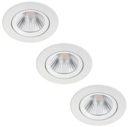 Philips - KÉSZLET 3x LED Dimmelhető beépíthető lámpa DIVE LED/5,5W/230V 2700K