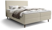 Egyszemélyes ágy 120 cm Napoli Bonell (krém) (ágyráccsal, tárolóhellyel). Akció -16%. 1082438