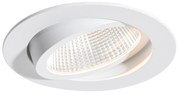 Süllyesztett spotlámpa fehér 9,5 cm LED-del, 1015 lm, dimmelhető, IP65 - Gaius