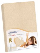 Kamilla frottír lepedő, bézs, 160 x 200 cm