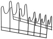 Lido Lava fekete tányértartó - Metaltex