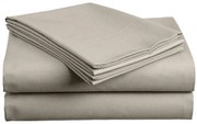 Pamut lepedő SLUB 140x240 cm szürke-bézs, 100% pamut Méret: 140 x 240 cm