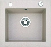 Gránit Mosogató Argo egymedencés konyhai mosogató 48,5 x 44 cm