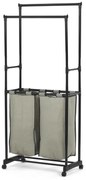 Tárolóállvány GD-176 BK, műanyag, fekete