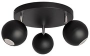 LED Spotlámpa MIDWAY 3xGU10/4,8W/230V fekete