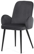 Szürke Bársony Étkezőszék. DCL-X7129 GREY2