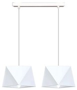 Csillár zsinóron DIAMENT 2xE27/60W/230V fehér