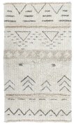Krémszínű mosható kézi szövésű gyapjú szőnyeg 80x140 cm Lakota Day – Lorena Canals