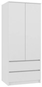 SS-90 gardróbszekrény, fehér
