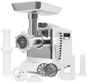 Klarstein Kraftprotz, elektromos húsdaráló, 700 W, réz motor, fehér/ezüst