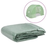 zöld melegház pótponyva (4,5 m²) 300 x 150 x 200 cm
