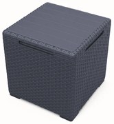 Keter Vigo kerti asztal grafitszürke tároló hellyel