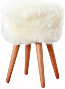 Bézs merinói gyapjú takaró, 140 x 200 cm - Native Natural