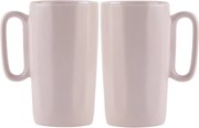 Rózsaszín agyagkerámia bögre szett 2 db-os 330 ml Fuori – Vialli Design