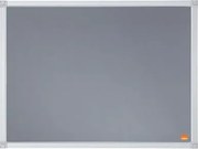 Üzenőtábla, alumínium keret, 60x45 cm, NOBO Essentials, szürke (VN5681)