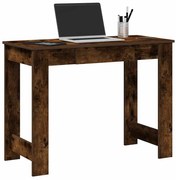 füstös tölgy színű szerelt fa íróasztal 100x45x75 cm