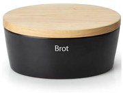 Continenta C3730 - Kenyértartó 13,5x30 cm fekete/bézs