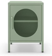 Mentazöld fém éjjeliszekrény Diora – Marckeric
