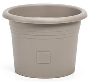 Plastia Öntözés nélküli virágcserép Narza, átmérő25 cm, taupe, 25 cm átmérőjű