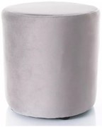 Doti C bársony puff szürke