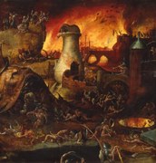 Reprodukció Hell, Hieronymus Bosch